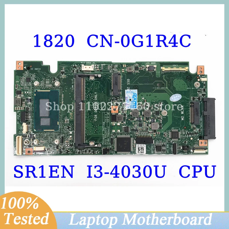 CN-0G1R4C 0G1R4C G1R4C Для DELL XPS 18 1820 С процессором SR1EN I3-4030U Материнская плата ноутбука 100% Полностью Протестирована, работает хорошо