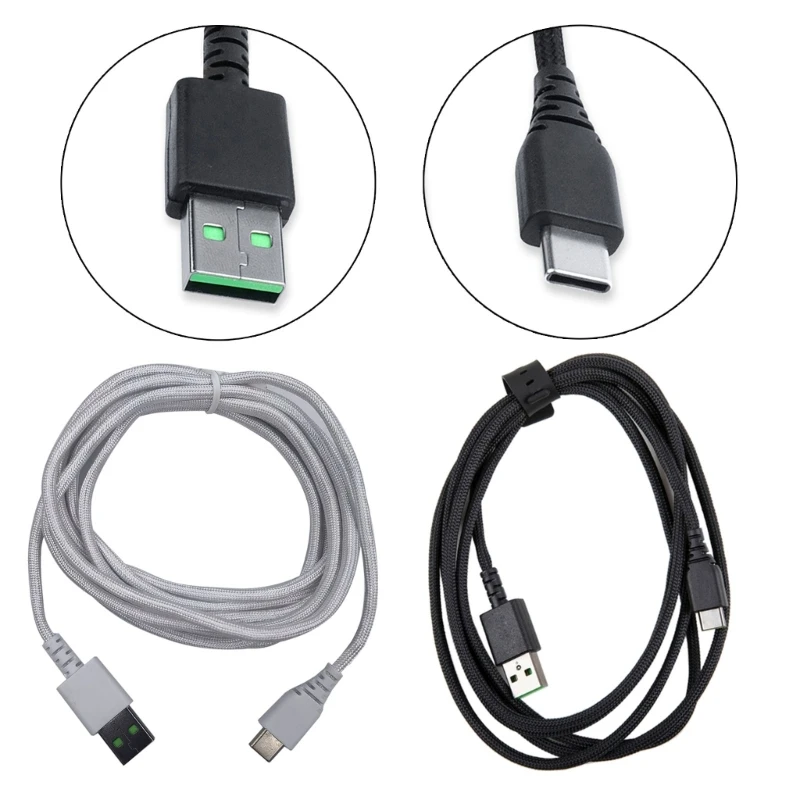 Кабель для передачи данных USB C для беспроводной мыши ViperV2 Pro/DeathAdder V3Pro, линия зарядки, прямая поставка