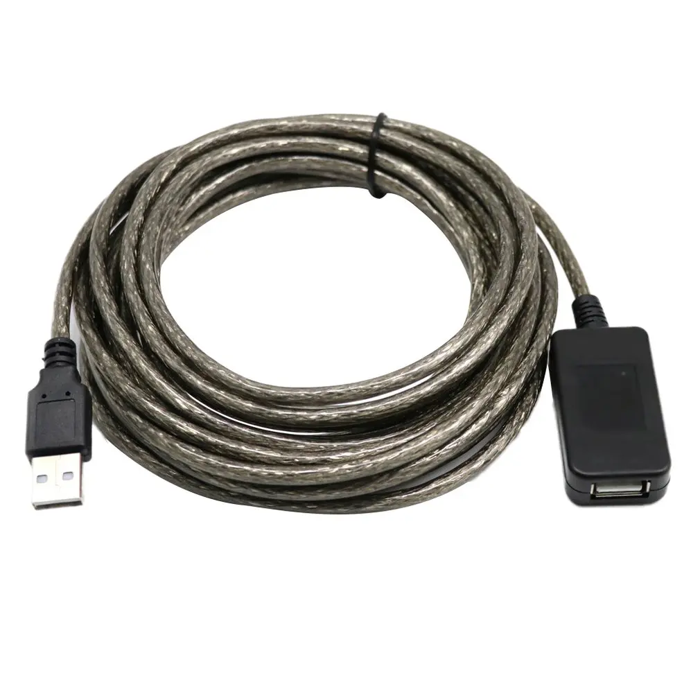 20 М/10 М/5 М Удлинительный кабель USB 2.0 для мужчин и женщин, активный Ретранслятор, Удлинитель, кабель-удлинитель, Шнур, USB-адаптер