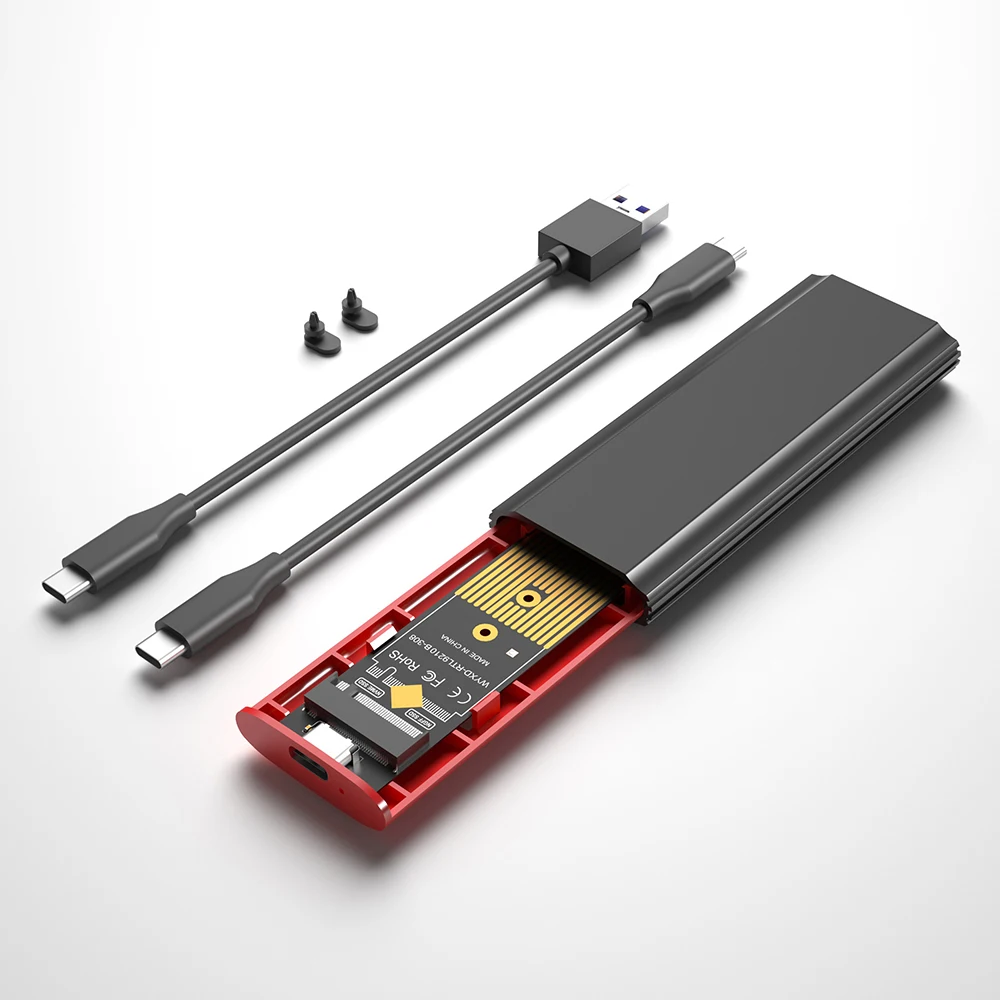 M2 SSD Case Box Корпус NVME SSD M.2 к USB Type C Корпус жесткого диска для NVME PCIE NGFF SATA M + B Ключ SSD Диск Двойной Протокол