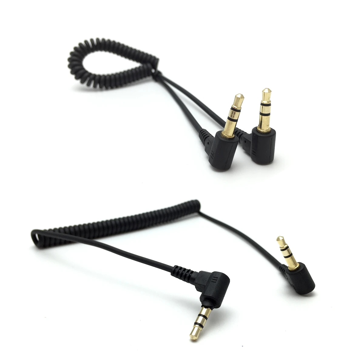 Audio-kabel frühling Stereo 3,5mm Doppel biegen 90 grad Männliche Audio Linie Mp3 Handy zu Auto Aux Lautsprecher Audio draht