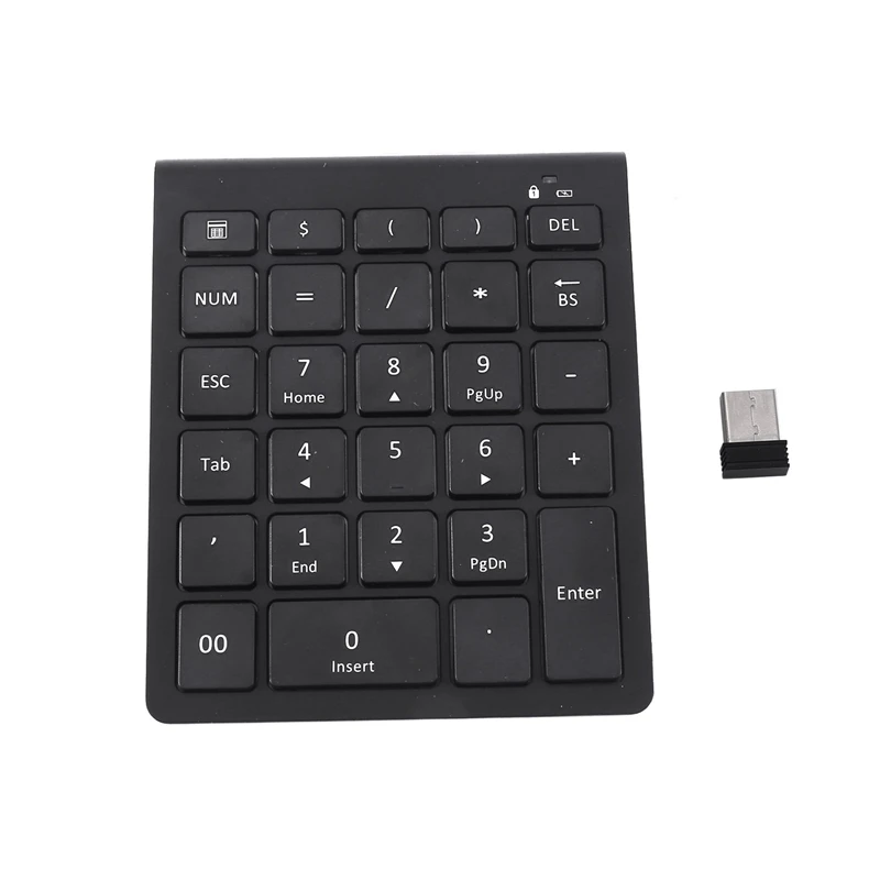 1 Комплект цифровой цифровой клавиатуры 2.4G Bluetooth Пластик для планшета, ноутбука, телефона