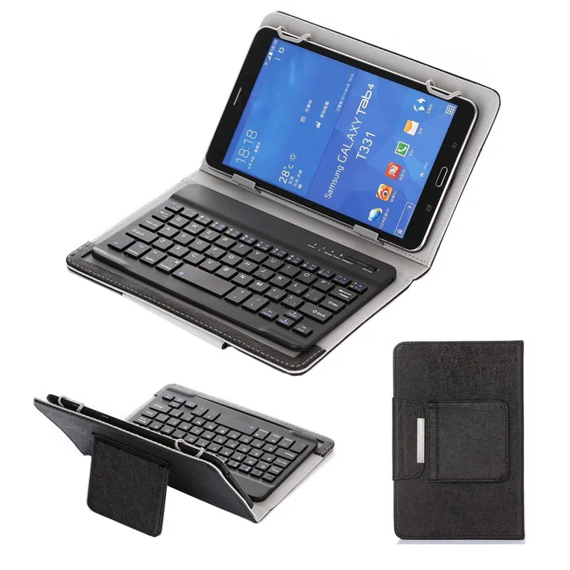 для Samsung Galaxy Tab A7 Lite 8,7 T220 T225 SM-T220 Универсальная Беспроводная Bluetooth Клавиатура Защитный чехол для планшета + ручка