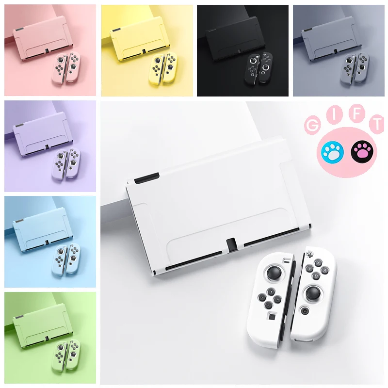 Для Nintendo Switch OLED Аксессуары Защитная оболочка игровой консоли NS TPU All-inclusive Мягкий чехол Защитный чехол