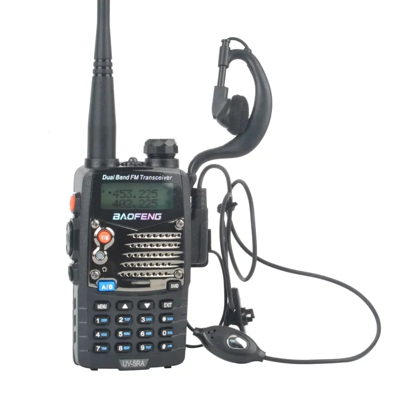 Портативная рация BAOFENG UV-5RA VHF/UHF Двухдиапазонная 5 Вт 128CH Портативная FM-рация с наушником