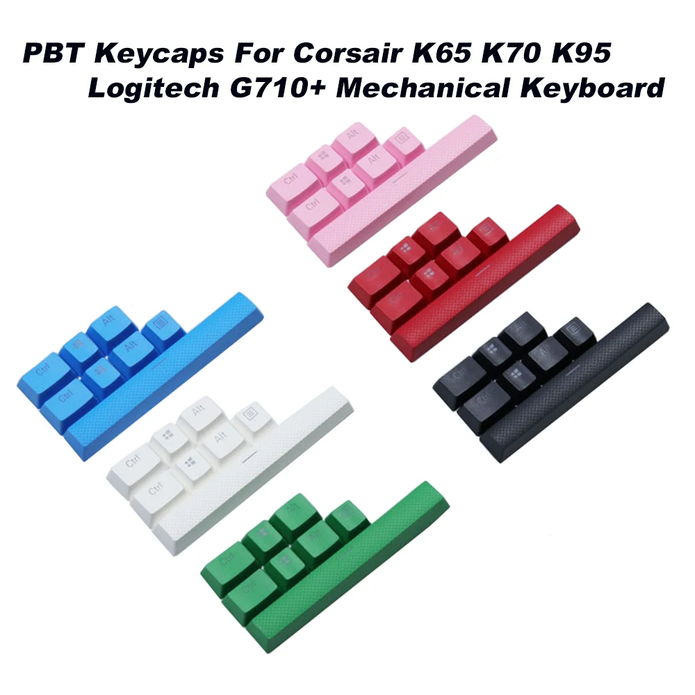 Колпачки для клавиш PBT Для Corsair STRAFE K65 K70 K95 Logitech G710 + QUICK FIRE TK Механическая Игровая клавиатура С подсветкой Cherry MX Key Caps