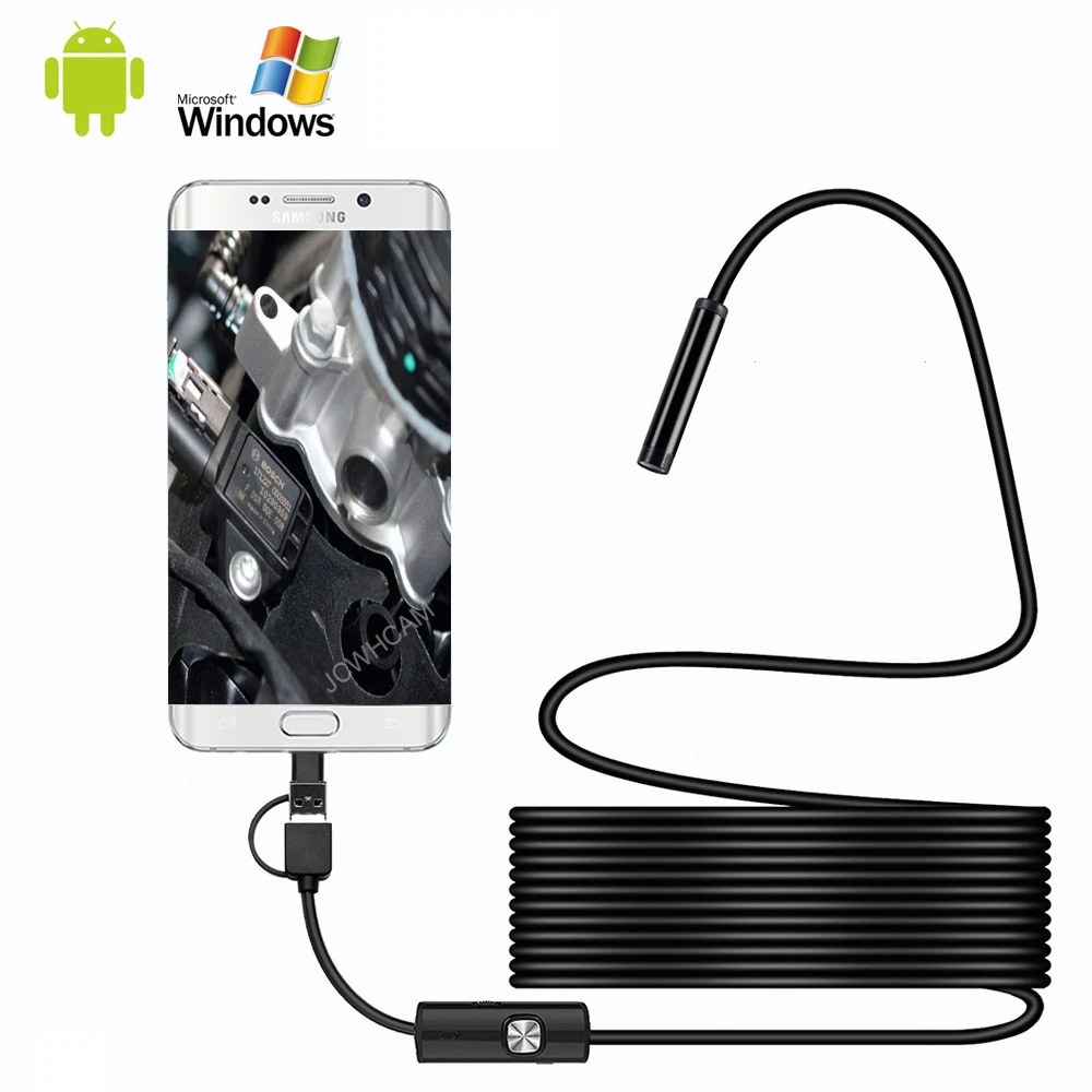 ПК-Эндоскоп 720P Type-C USB Android-Эндоскоп, Камера для осмотра труб, Автомобильный Бороскоп, Эндоскоп, Фотосъемка, Видеозапись