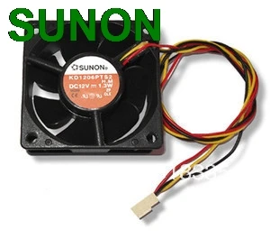 Оригинал для Sunon KD1206PTS2 6 см 6*6*2.5 СМ 60x60x25 мм 6025 3-контактный вентилятор корпуса процессора Вентилятор фургона всегда работает