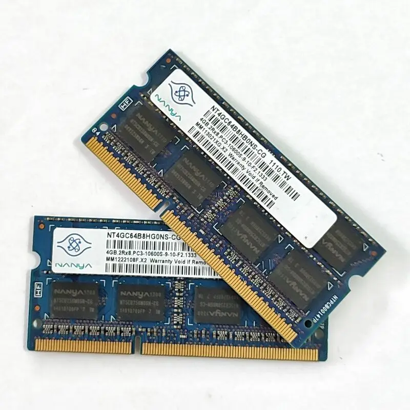 Nanya RAMS DDR3 4 ГБ 1333 МГц память ноутбука ddr3 4 ГБ 2RX8 PC3-10600S 204pin SODIMM ноутбук 1,5 В