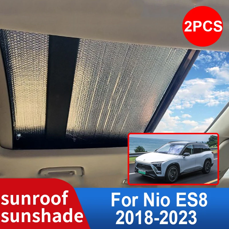 Автомобильный Солнцезащитный козырек на крыше для Nio ES8 2023 2022 2021 2020 2019 2018 Солнцезащитный Крем на Крыше Теплоизоляция Анти-УФ Ветровое Стекло Авто Аксессуары