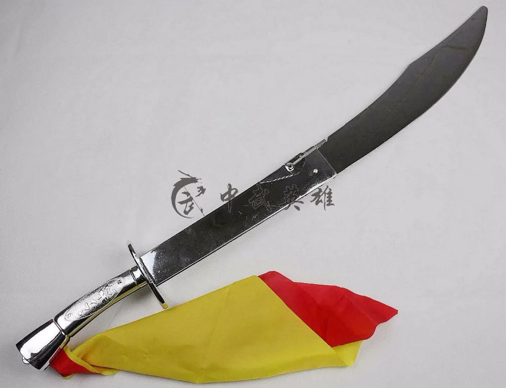 пластиковый складной меч-нож тайцзи хорошего качества, тренировочное оборудование для боевого искусства Шаолинь кунг-фу с бесплатной сумкой оптом/в розницу