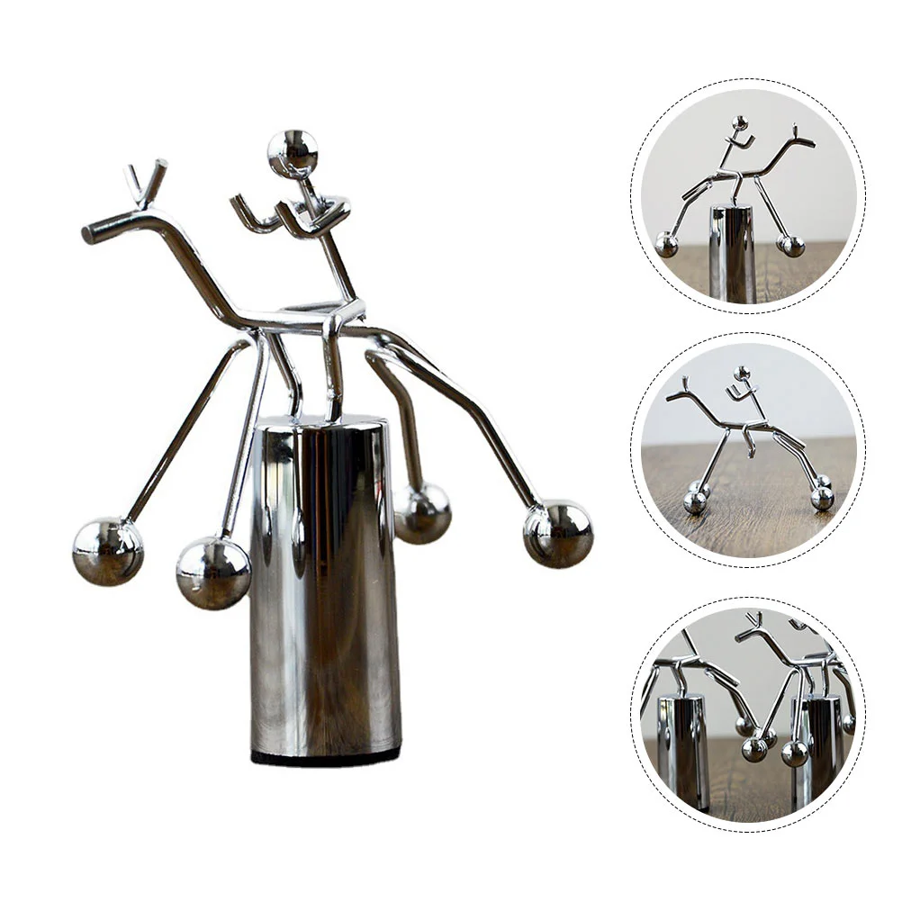 Балансировочный шар Newtons Cradle, качающийся маятник Rider, ремесленное украшение рабочего стола