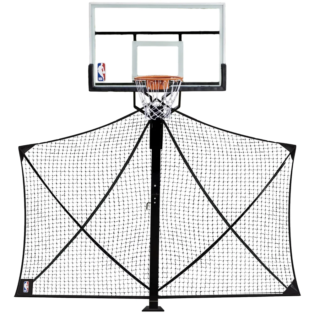 Официальная складная баскетбольная сетка 8x10 дюймов, всепогодная, черная