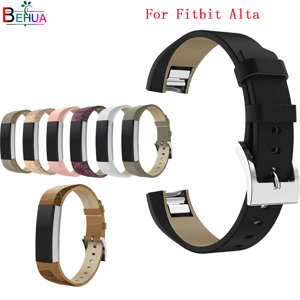 Кожаный ремешок для часов Fitbit Alta/Alta HR Tracker Замена Высококачественного Подлинного браслета Для часов Fitbit Alta/Alta HR