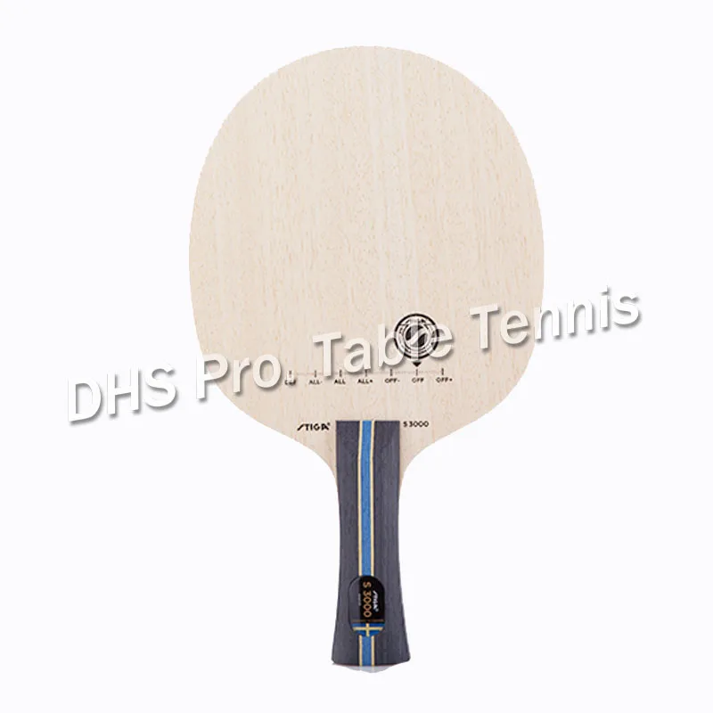 Лезвие для настольного тенниса STIGA S3000 (5 слоев дерева), ракетка для пинг-понга, теннисная лопатка