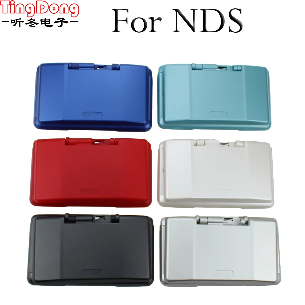 TingDong 7 Цветов В наличии Полный Корпус Чехол-накладка Для Nintend DS Чехол-накладка для корпуса Полный комплект С кнопкой Для NDSCase