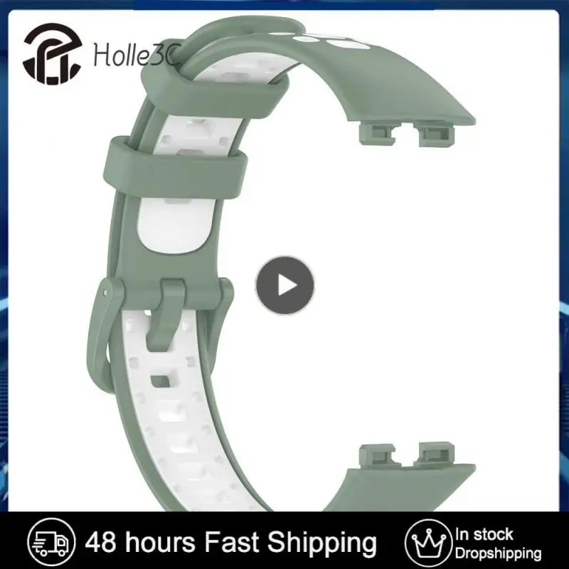 1 ~ 10шт Спортивный браслет Водонепроницаемый Ремешок уникального дизайна, дышащий, защищающий от пота Для Huawei Band 7 Ремешок для часов Huawei Outdoor Sport
