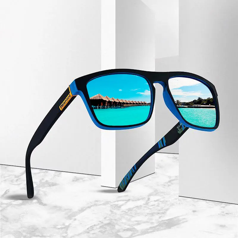 DJXFZLO 2023, новые модные мужские солнцезащитные очки, поляризованные солнцезащитные очки, мужские Классические дизайнерские зеркальные квадратные женские солнцезащитные очки, женские