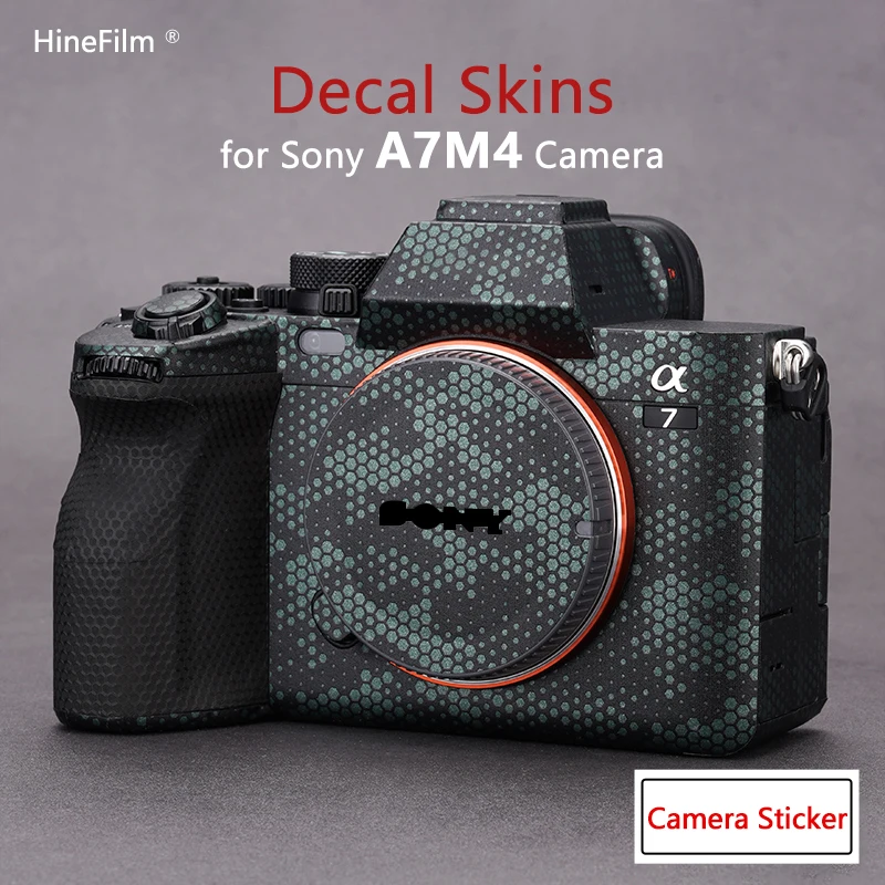 Наклейка A7M4 A74 Для камеры Премиум-класса, Защитная пленка для кожи Sony ILCE-7M4/A7 IV, Защитная Пленка для камеры Против царапин