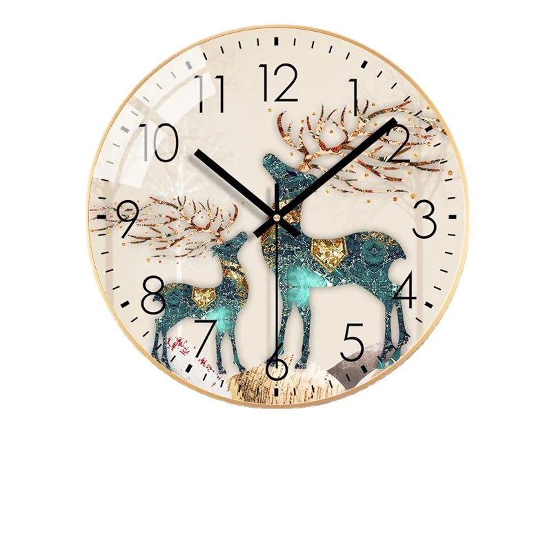 Часы в скандинавском стиле, настенные часы для гостиной, современные минималистичные часы, настенные креативные модные часы, украшение для дома