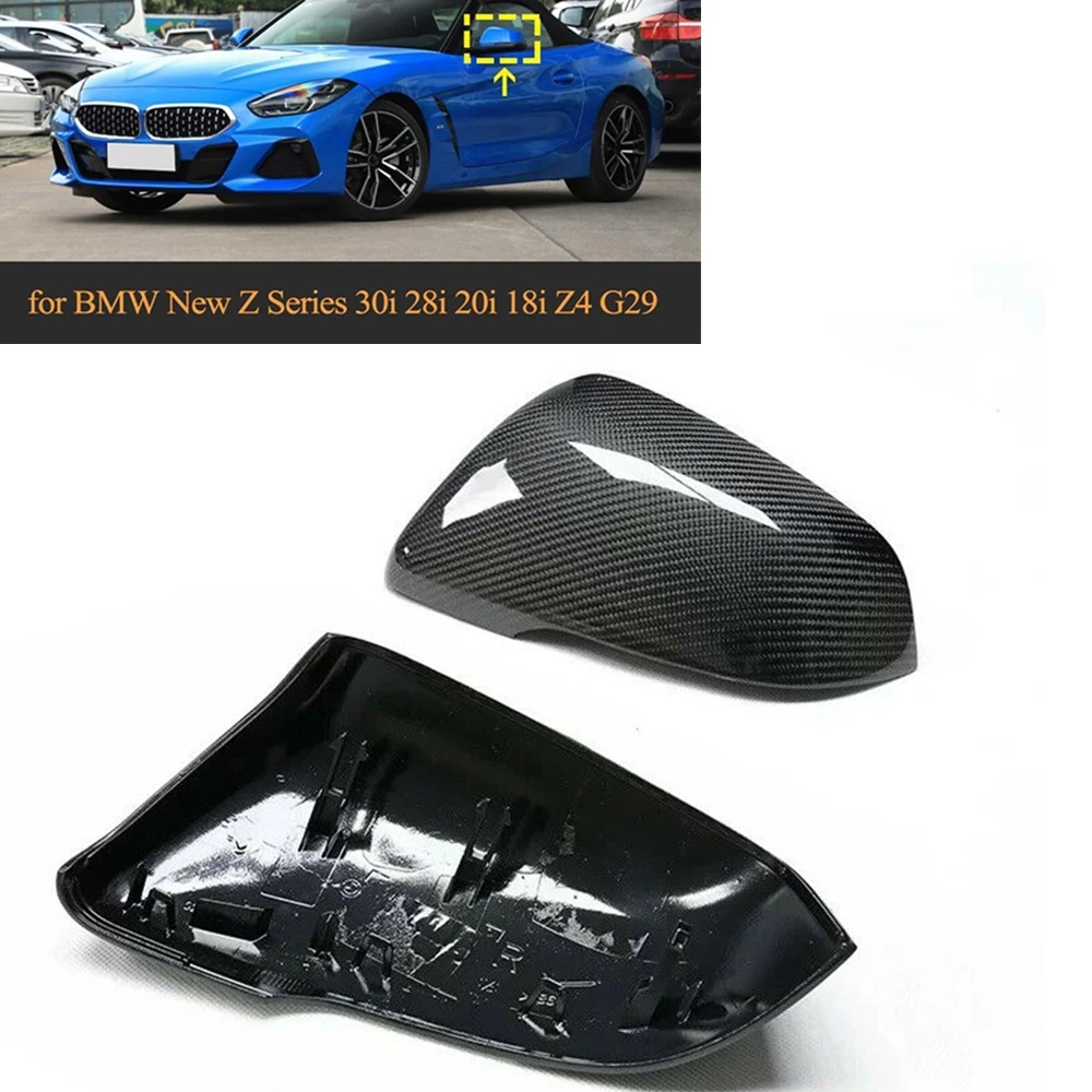 Крышка зеркала Из Углеродного Волокна Для BMW F52 F39 F45 F46 F48 F49 Z4 2018-2020, Чехол Для Замены Корпуса Заднего Вида Автомобиля, Клипса