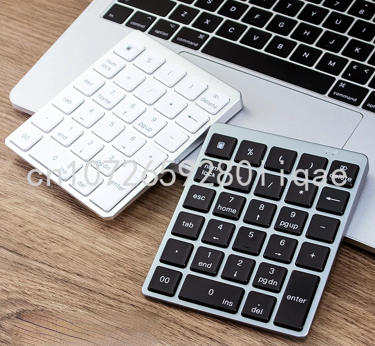Беспроводная/проводная цифровая клавиатура Bluetooth Портативная клавиатура с 28 клавишами