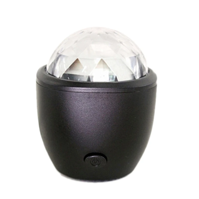 USB Crystal Magic Ball Flash DJ Lights Диско-шар для вечеринки, Проектор для сцены, Мини-Светодиодная голосовая активация для дома, KTV, автомобиля