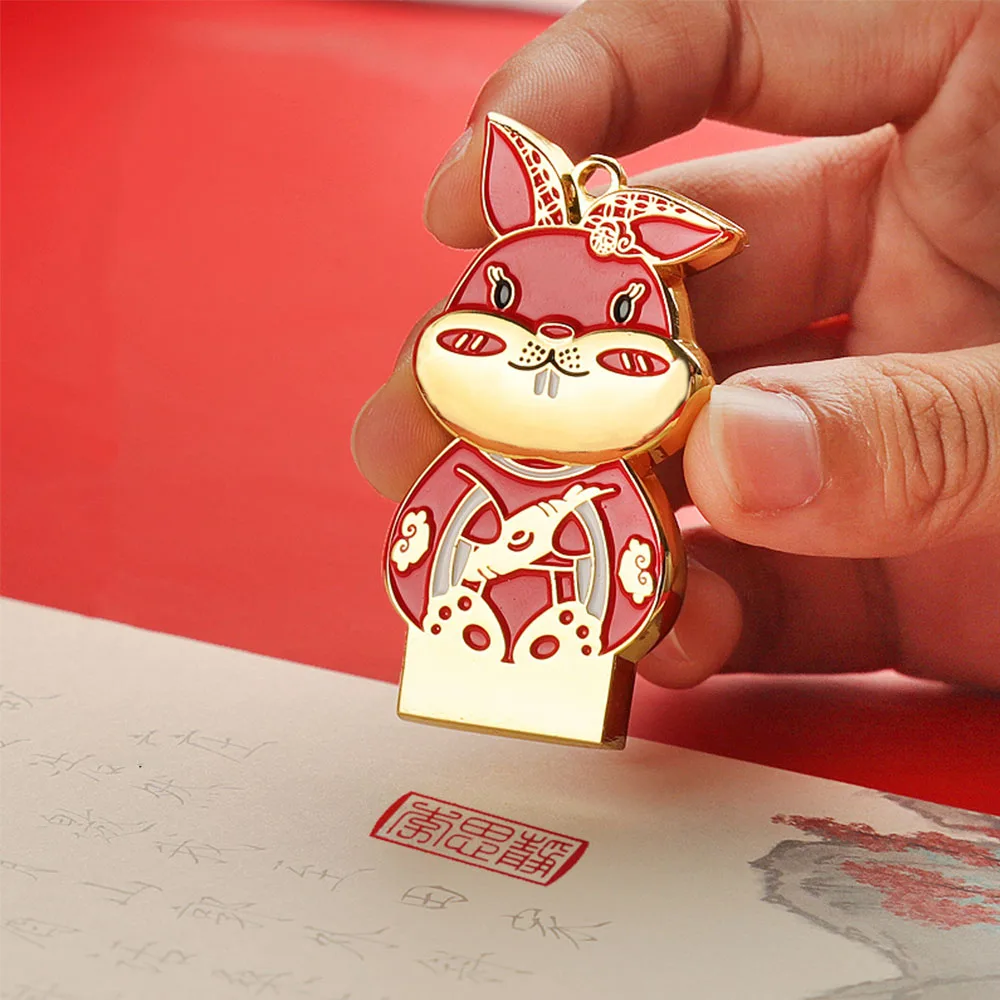 Красный кролик Металлические печати Китайский штамп с моим именем Выпускной Индивидуальный подарок для студентов Учителей Каллиграфия Живопись Отбивная