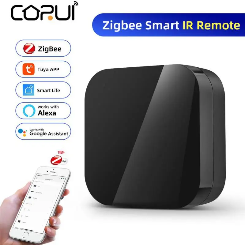 CORUI Tuya ZigBee Smart Универсальный ИК-пульт дистанционного управления Инфракрасный пульт дистанционного управления Smart Life Alexa Google Home Голосовое управление