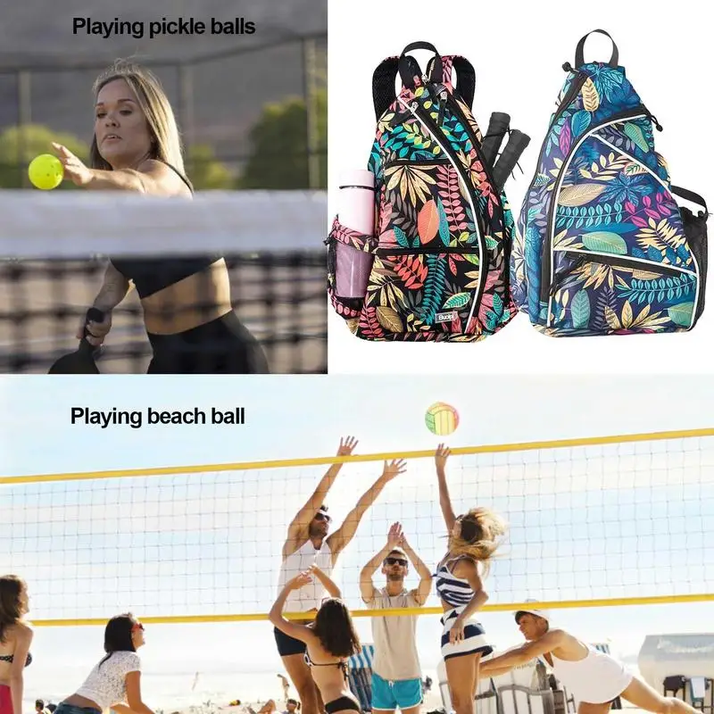 Сумка для пиклбола Для женщин, Регулируемая сумка для пиклбола, рюкзак для ракетки для настольного тенниса с держателем для бутылки с водой, Подарки для