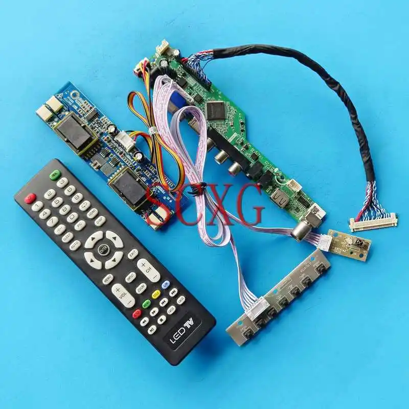 Плата контроллера матрицы ЖК-монитора Подходит для M201P1-L01/L02/L03/L05 30 Pin LVDS 1400 *1050 4CCFL VGA AV USB HDMI-Совместимый комплект 20,1 