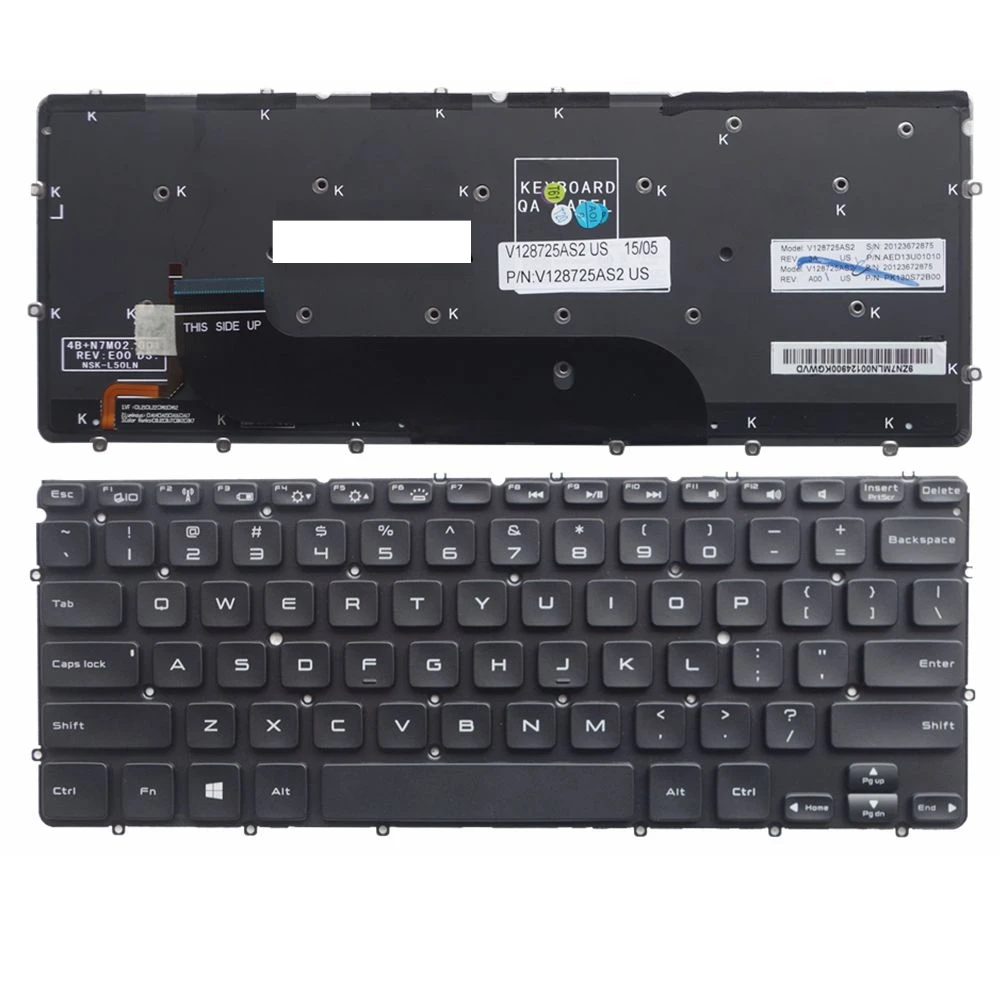 Американская Черная Новая английская замена клавиатуры ноутбука DELL Для XPS 12 13 XPS 13D 13R L321X L322X 0MH2X1 XPS 13 L221 L321 L322 XPS 12