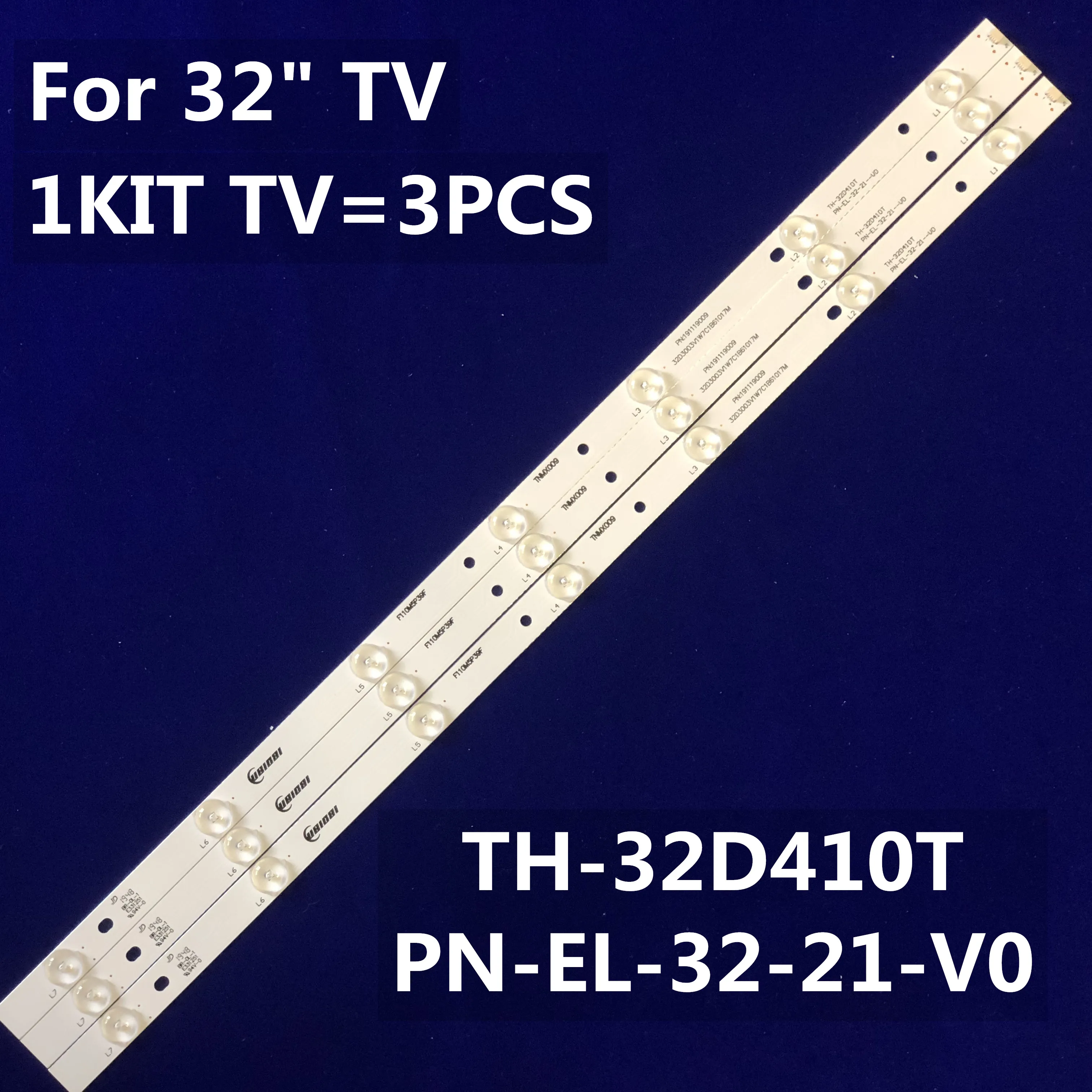 Светодиодная лента 610 мм, 7 ламп для TX-32ES400B, TX-32FS500B, TX-32CS510B, TX-32DS500E, TX-32FS400E, TX-32DS500E, TX-32FS513E PN-EL-32-21- V0