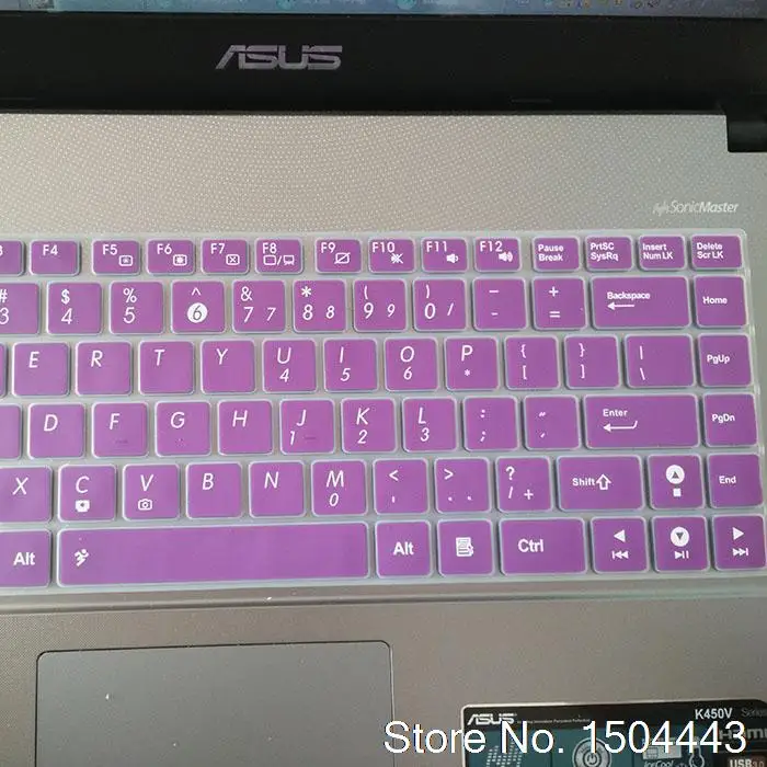 Бесплатная доставка Силиконовая Защитная пленка для клавиатуры Asus x450j Y481C X455LD w418l X452MD w419l X450V pro 45v r455lf x42j