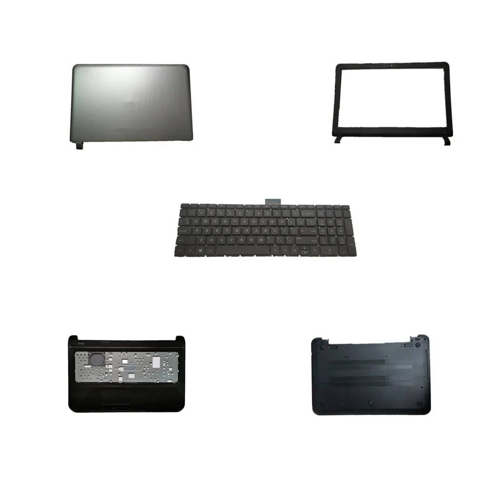 Клавиатура ноутбука Верхний Регистр Верхняя задняя ЖК-крышка Нижняя крышка корпуса Для HP Compaq CQ nx8220 nx8420 Черный