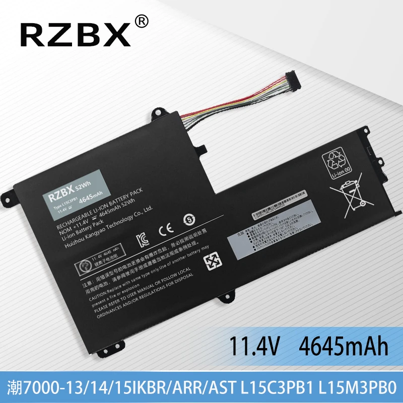 RZBX Новый Аккумулятор для ноутбука Lenovo IdeaPad 330S-15IKB 330S-14IKB Xiaoxin chao 7000-13/14/15IKBR/ARR/AST L15M3PB0 L15L3PB0