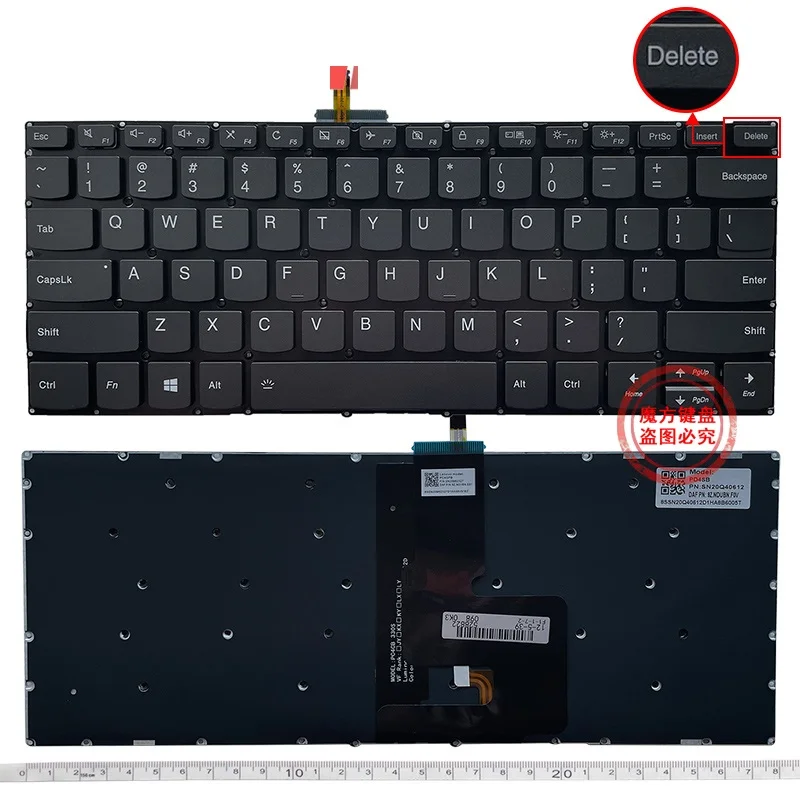 Новая Американо-Английская клавиатура с Подсветкой для Ноутбука Lenovo 14sIIL 2020 14sIML 2020 14SARE 2020 E41-55 E4-ARR