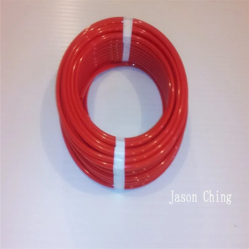 Красный 5 м 8 мм (OD) x 5 (ID) полиуретановый шланг из полиуретана