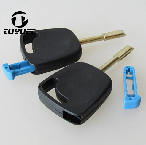 10 шт. корпус ключа транспондера для заготовок ключей Ford Mondeo (можно установить чип) Слот Blue Chip
