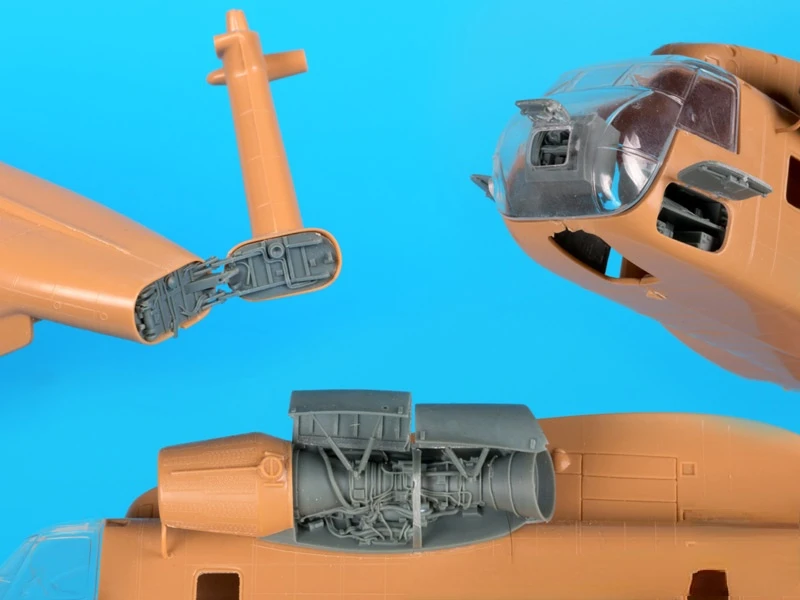 Набор для сборки модели из литой смолы в масштабе 1/72, запчасти для переоборудования модели самолета MH 53 J