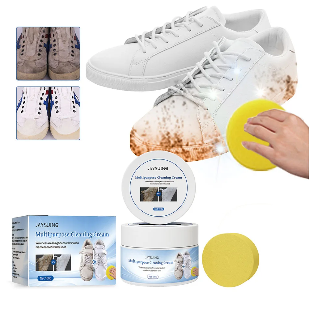100 г Многофункционального очищающего осветляющего отбеливающего крема для чистки белой обуви, не наносящего вреда Смазка для мытья обуви Для чистки ботинок