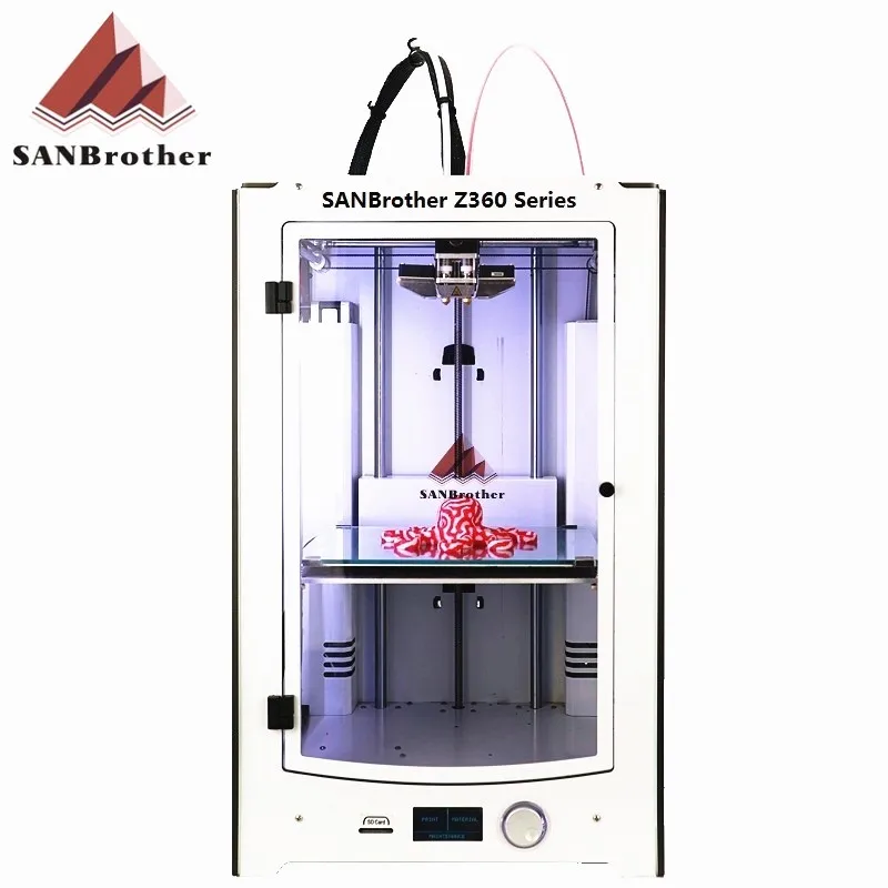 3D-принтер 2018 Новейший SANJIUPrinter Z360 С Двумя Экструдерами 3D-принтер DIY KIT Более высокого качества, чем UM2 + 2 Расширенный + Одежда Высшего Качества
