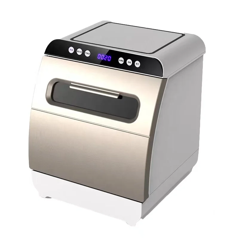 2022 Настольная Посудомоечная машина с озоновой стерилизацией, Высокотемпературная очистка, Автоматическая Сушка, Настольная Посудомоечная машина, Электрическая Пластиковая 5л