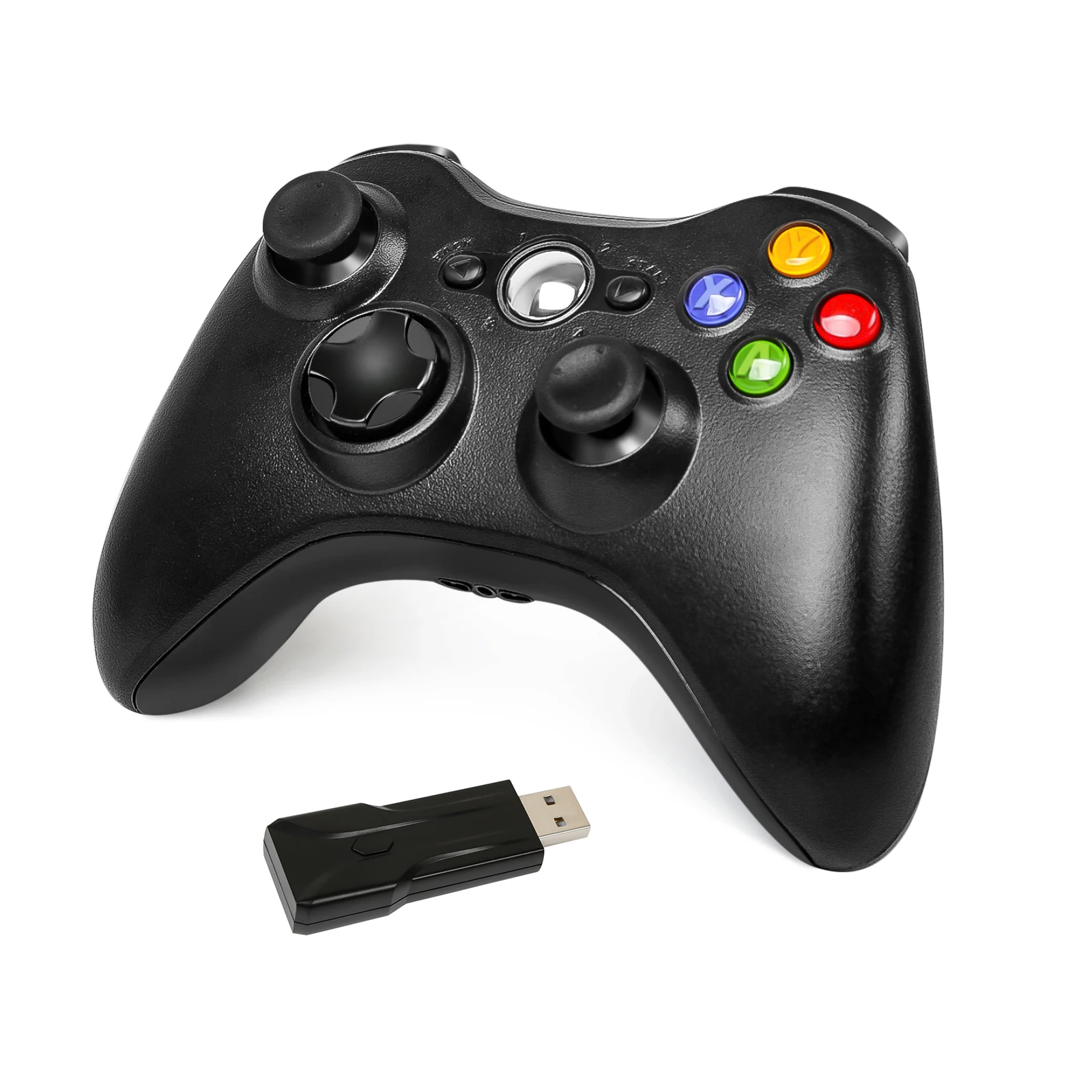 Беспроводной геймпад 2,4G для консоли Xbox 360, контроллер приемника, пульт управления для Microsoft Xbox 360, игровой джойстик для ПК win7/8/ 10