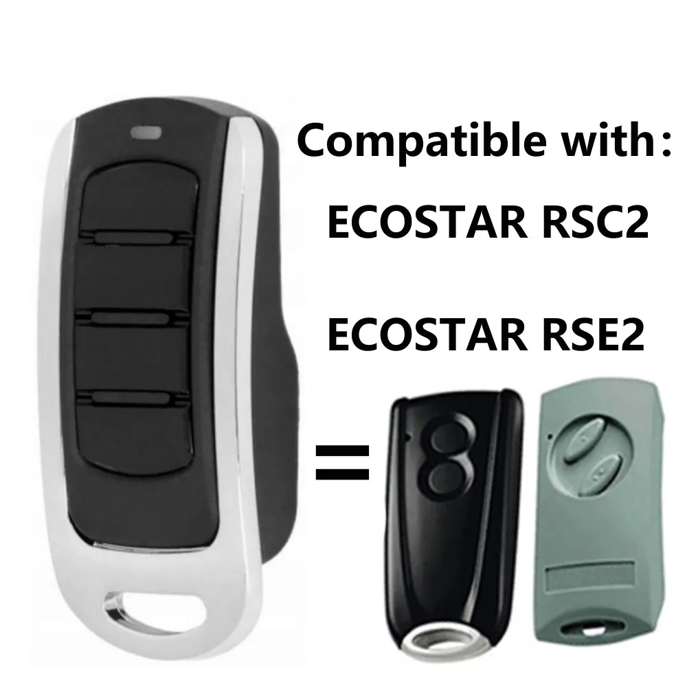 Hormann ECOSTAR RSE2 RSC2 433 МГц Пульт дистанционного управления Подвижный Код Ecostar RSC2-433 RSE2-433 МГц Пульт дистанционного управления С батареей