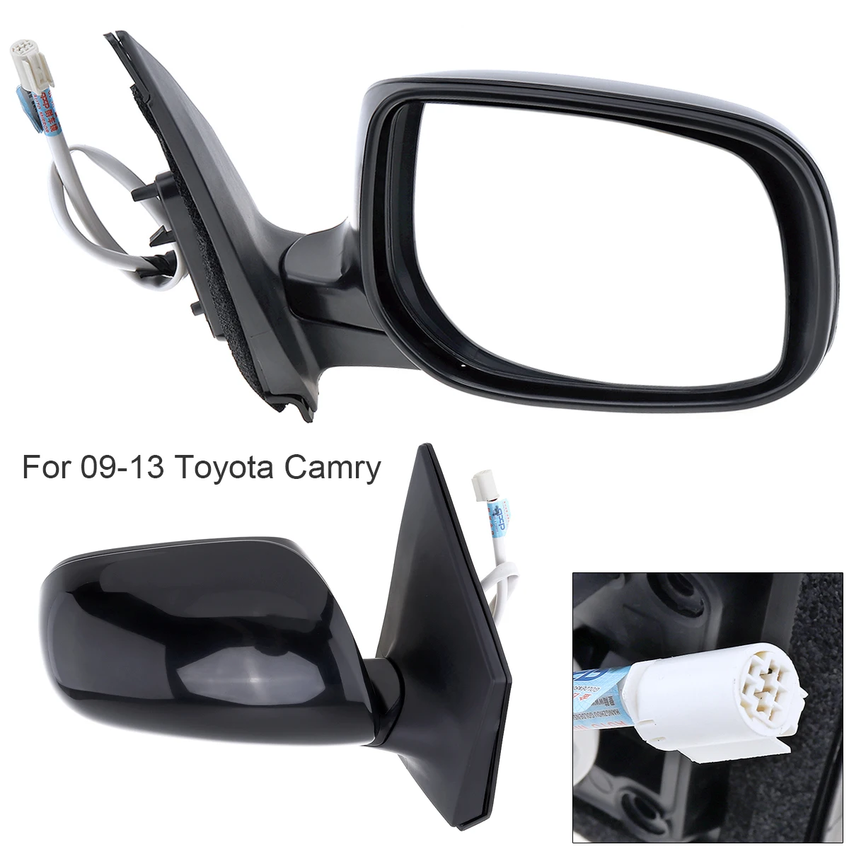 Нескладывающееся Прочное Автомобильное Зеркало заднего Вида Автомобиля Правая Сторона LH Зеркало заднего вида Без Слепой зоны для 09-13 Toyota Corolla