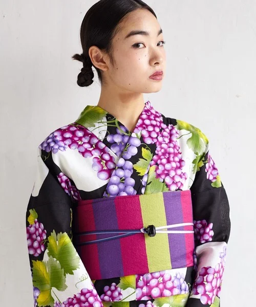 Японское Кимоно Юката Женское Длинное Платье Из Японской Ткани В Традиционном Стиле Для Путешествий Фото