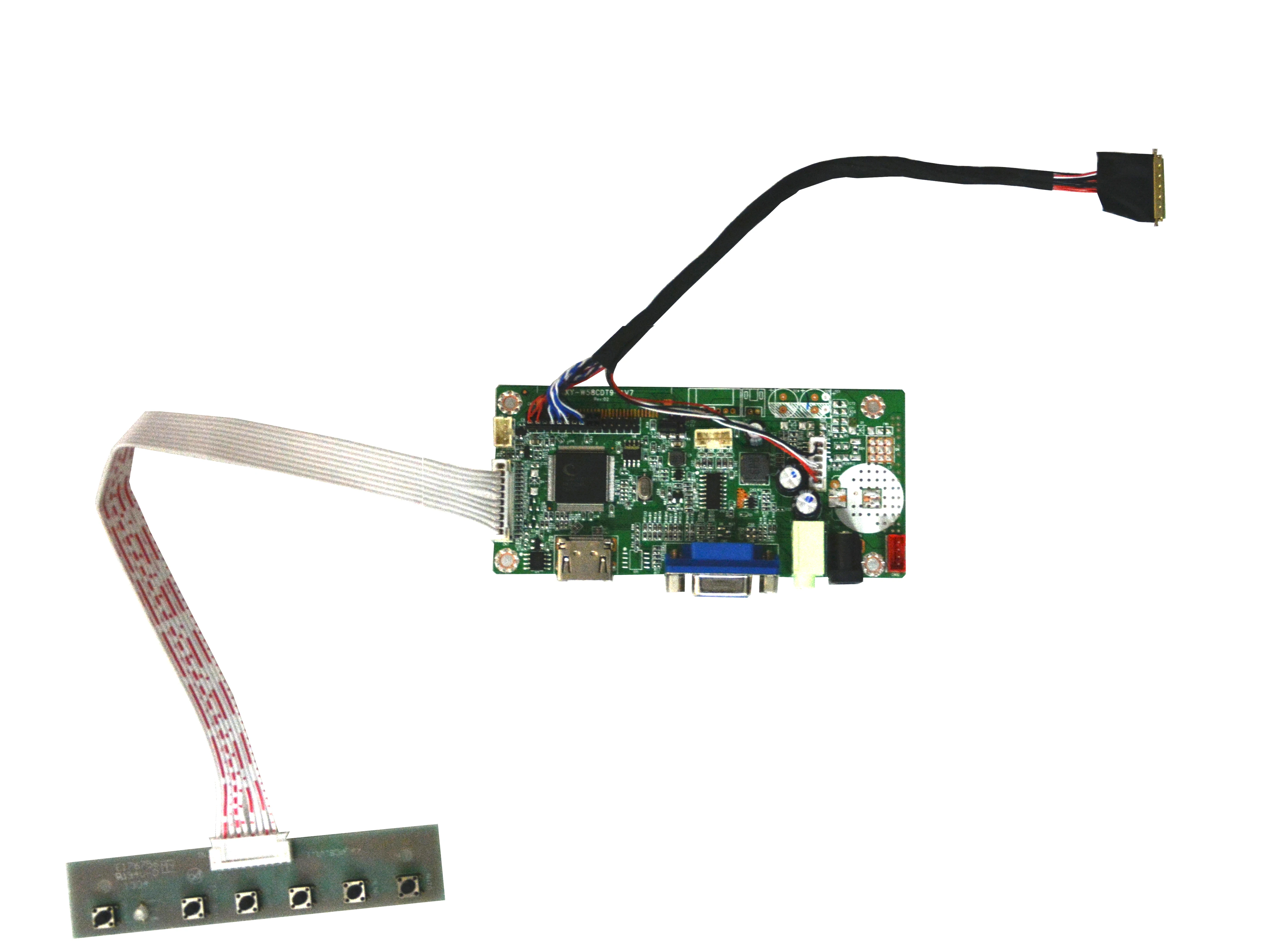 Комплект платы контроллера VGA LVDS LCD, совместимый с HDMI, для 15,4-дюймового светодиодного экрана CLAA154WB05AN с разрешением 1280x800