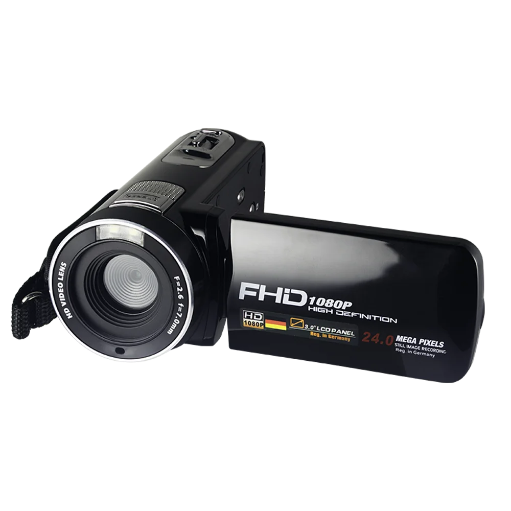 Smart DV 24MP 3,0 Дюйм(ов) Сенсорная ЖК-видеокамера Handy DV 1080P HD Camera Camcorder с поворотом на 270 градусов