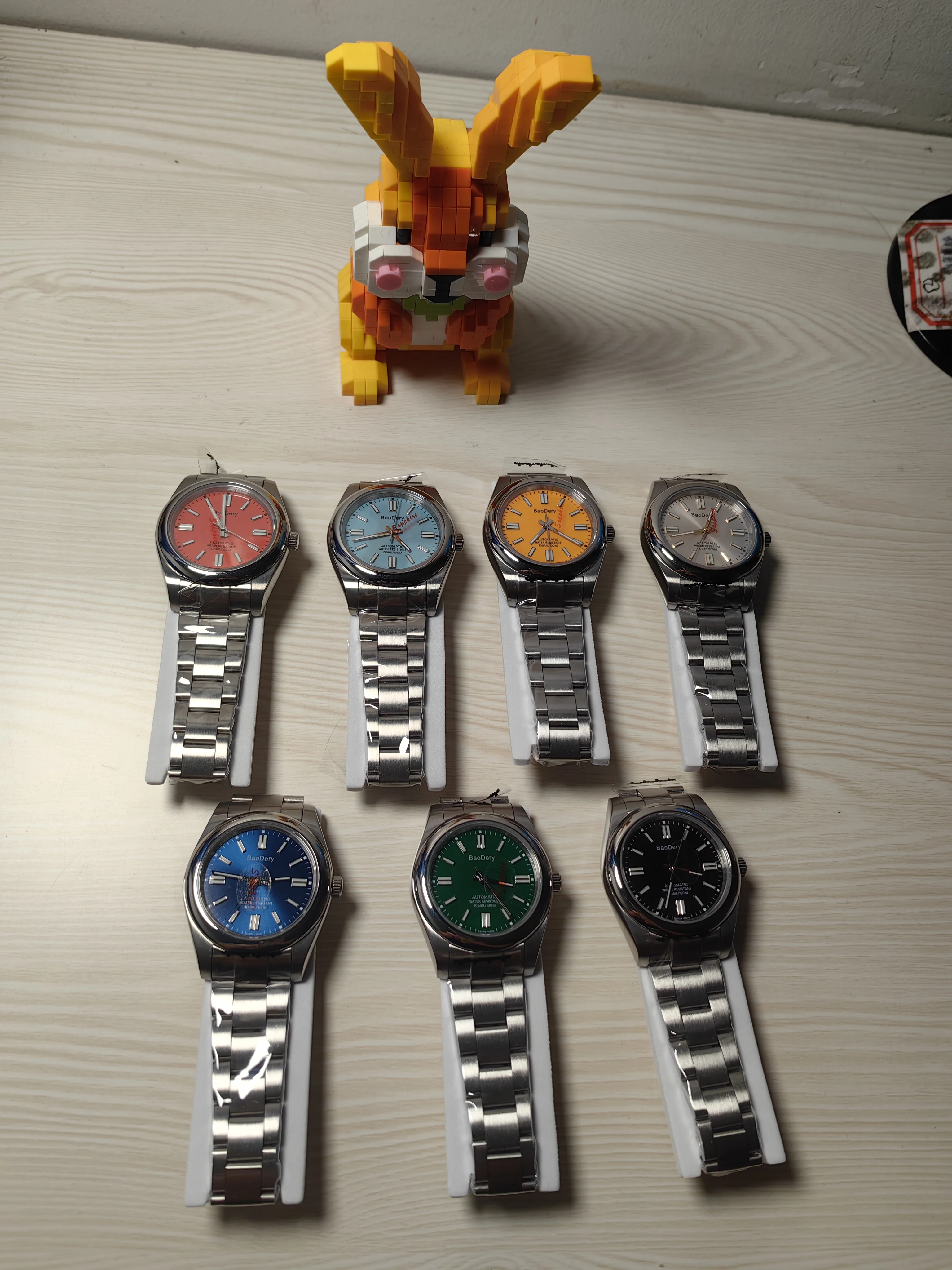 Индивидуальные 41 мм Роскошные мужские часы высшего бренда, спортивные водонепроницаемые автоматические механические часы MIYOTA8215, часы из нержавеющей стали